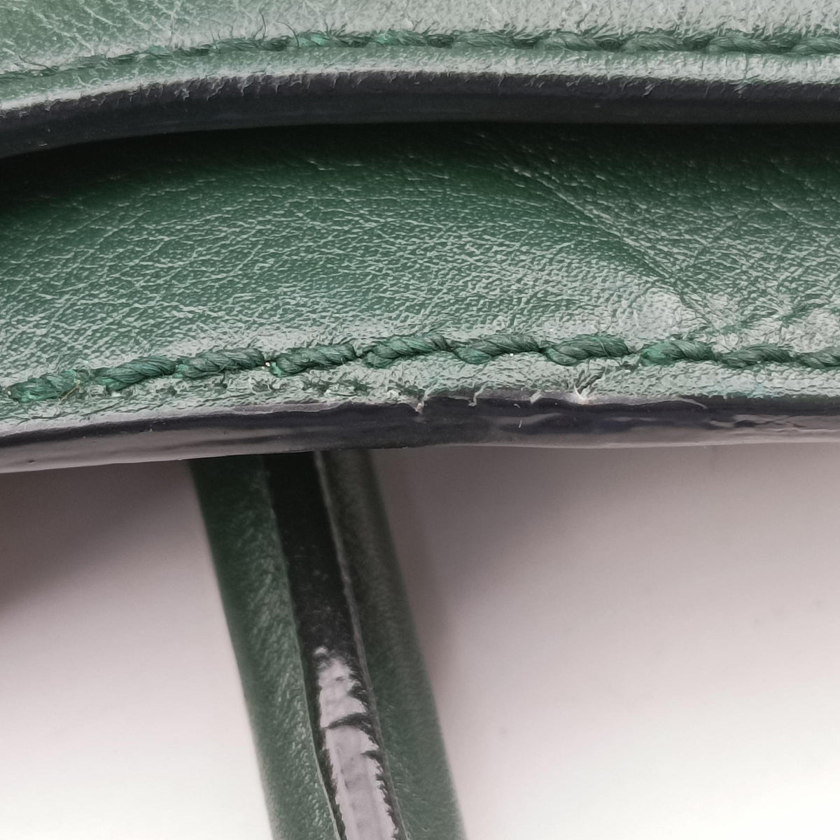 Vintage Valentino Rockstud Green Leather  shoulderbag | stylenewstar