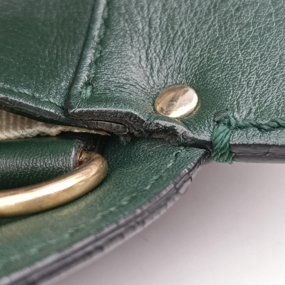 Vintage Valentino Rockstud Green Leather  shoulderbag | stylenewstar