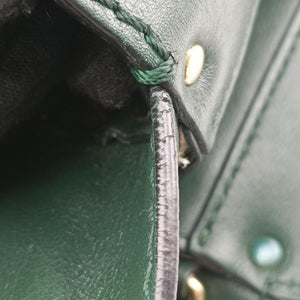 Vintage Valentino Rockstud Green Leather  shoulderbag | stylenewstar
