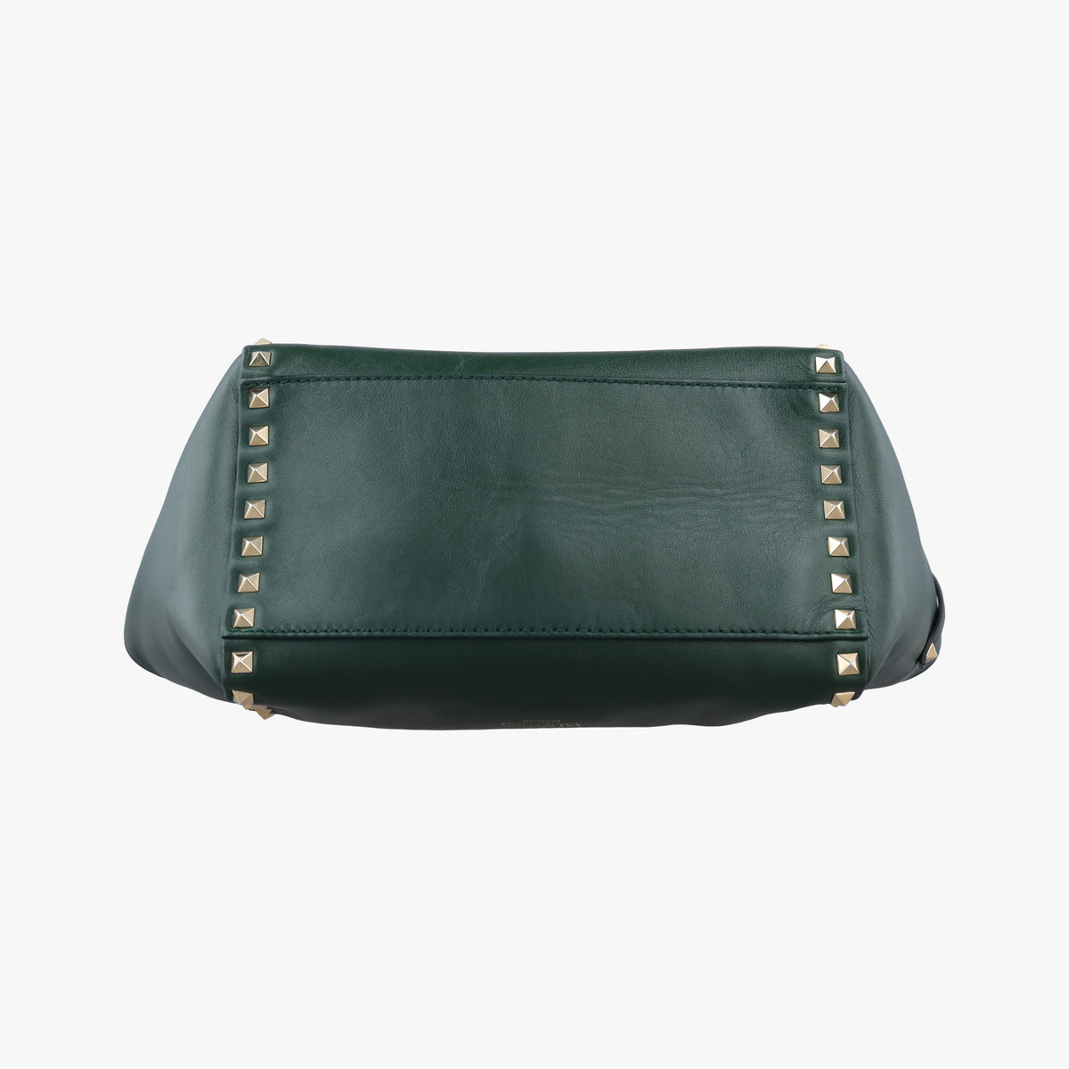 Vintage Valentino Rockstud Green Leather  shoulderbag | stylenewstar