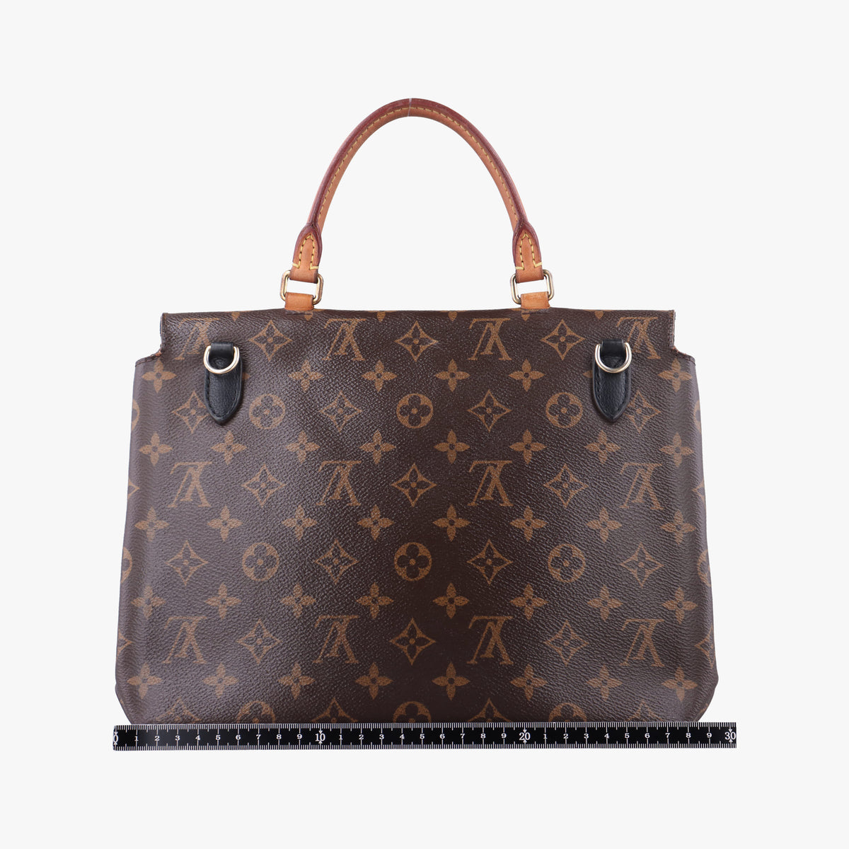 Pre-owned Louis Vuitton MARIGNAN brown×black Monogram Canvas×calf leather M44259 shoulderbag | stylenewstar