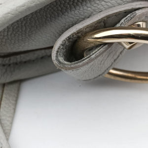 Pre-owned Balenciaga Classic City Mini Grey lambskin  shoulderbag | stylenewstar