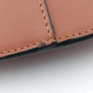 Pre-owned Loewe Horseshoe Brown x Beige Suede x Leather  shoulderbag | stylenewstar