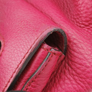 Secondhand Gucci Bamboo fringe tassel Red Leather 370833 backpack/rucksack | stylenewstar
