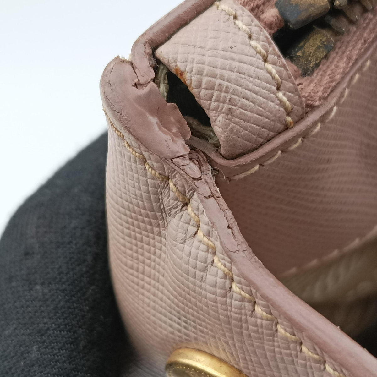 Secondhand Prada Galleria Pink SAFFIANO Leather BN2274 handbag | stylenewstar