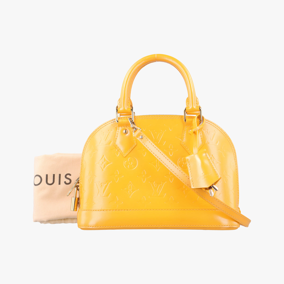 Pre-owned Louis Vuitton Alma PM jone passion Vernis M91697 shoulderbag | stylenewstar