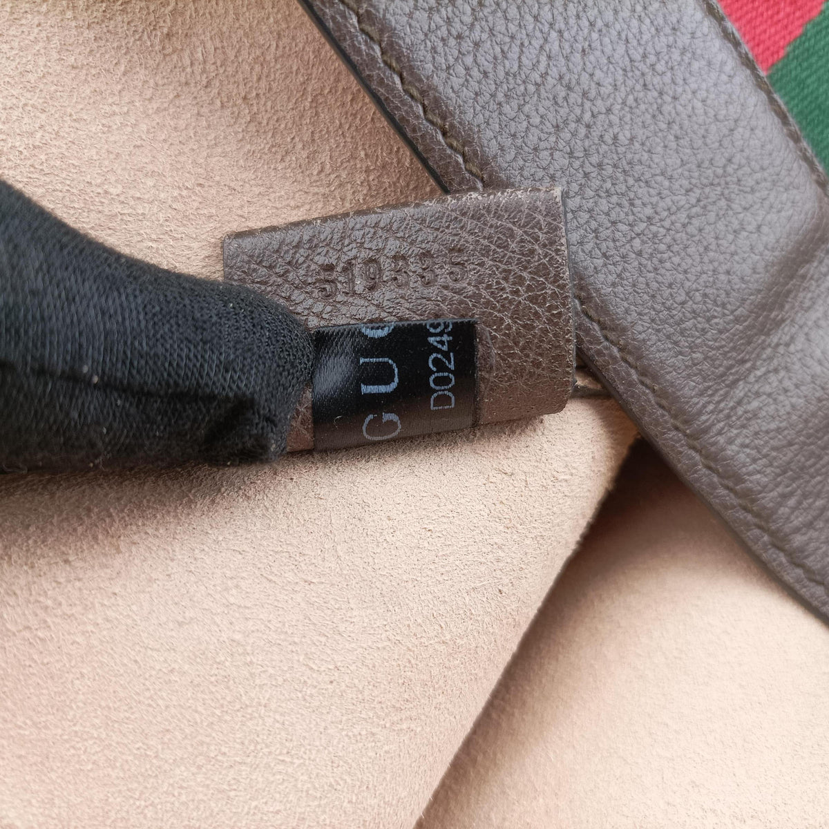 Secondhand Gucci Ophidia Brown PVC coated canvas×Leather 519335 shoulderbag | stylenewstar