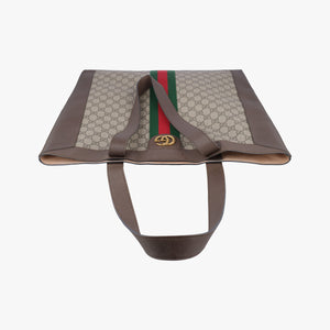 Secondhand Gucci Ophidia Brown PVC coated canvas×Leather 519335 shoulderbag | stylenewstar