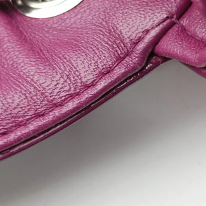 Pre-owned Chanel Chain Flap Purple Patent A46186 shoulderbag | stylenewstar