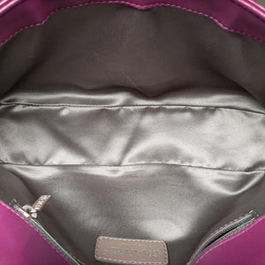 Pre-owned Chanel Chain Flap Purple Patent A46186 shoulderbag | stylenewstar