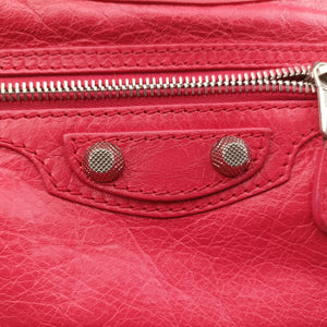 Pre-owned Balenciaga The Giant Hip Red lambskin  shoulderbag | stylenewstar
