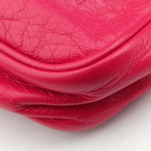 Pre-owned Balenciaga The Giant Hip Red lambskin  shoulderbag | stylenewstar
