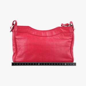 Pre-owned Balenciaga The Giant Hip Red lambskin  shoulderbag | stylenewstar