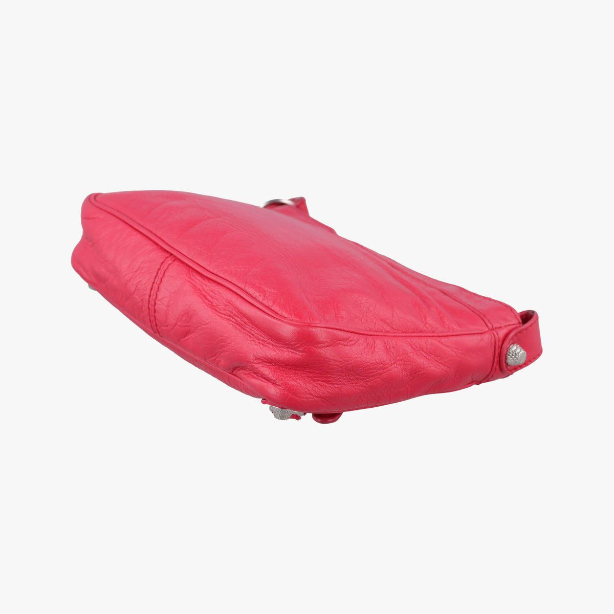 Pre-owned Balenciaga The Giant Hip Red lambskin  shoulderbag | stylenewstar