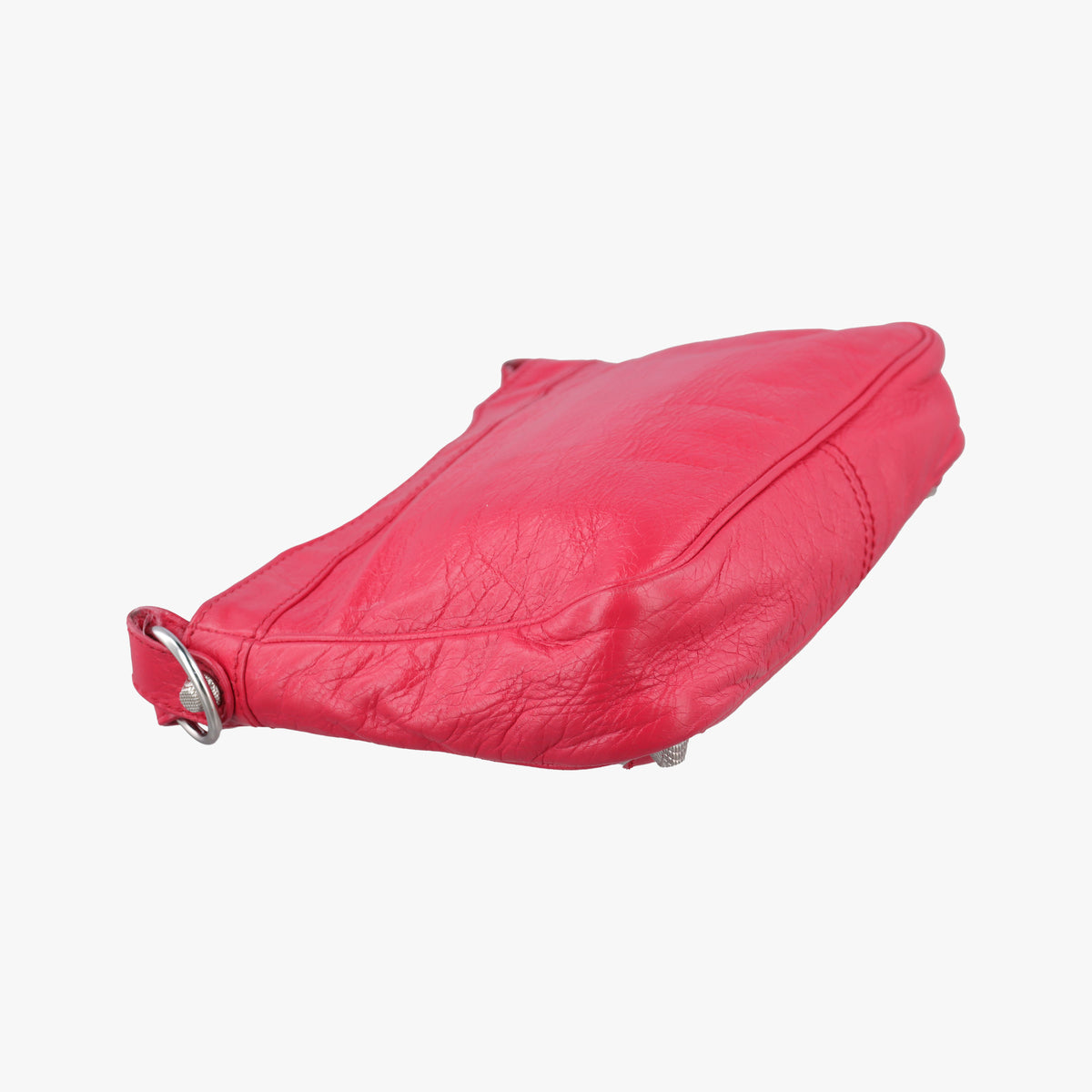 Pre-owned Balenciaga The Giant Hip Red lambskin  shoulderbag | stylenewstar