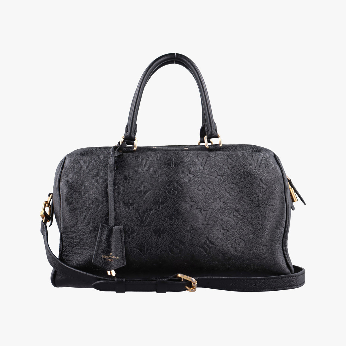 Vintage Louis Vuitton Speedy Bandouliere 30 NM Noir Monogram Empreinte M42406 shoulderbag | stylenewstar