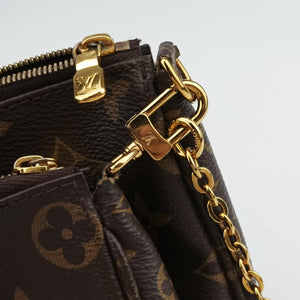 Vintage Louis Vuitton Multi Pochette Accessoir brown×khaki Monogram Canvas M44813 shoulderbag | stylenewstar