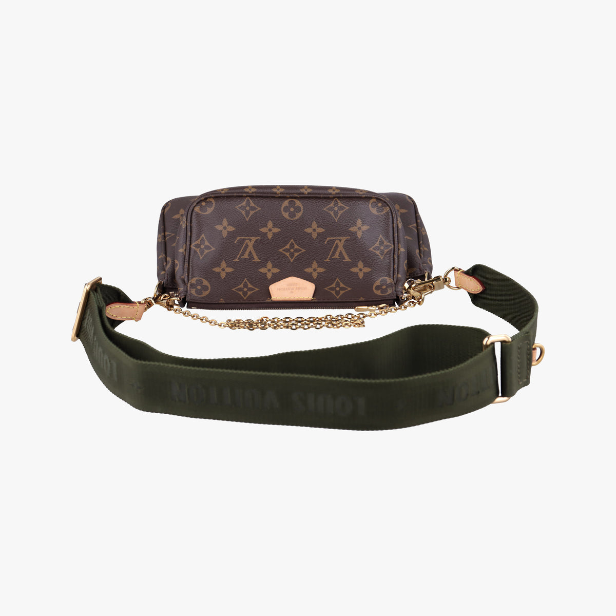 Vintage Louis Vuitton Multi Pochette Accessoir brown×khaki Monogram Canvas M44813 shoulderbag | stylenewstar