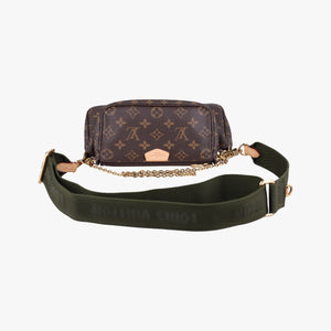 Vintage Louis Vuitton Multi Pochette Accessoir brown×khaki Monogram Canvas M44813 shoulderbag | stylenewstar