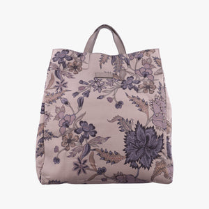 Pre-owned Gucci Floral Tote Purple canvas 341739 handbag | stylenewstar