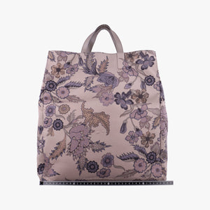 Pre-owned Gucci Floral Tote Purple canvas 341739 handbag | stylenewstar