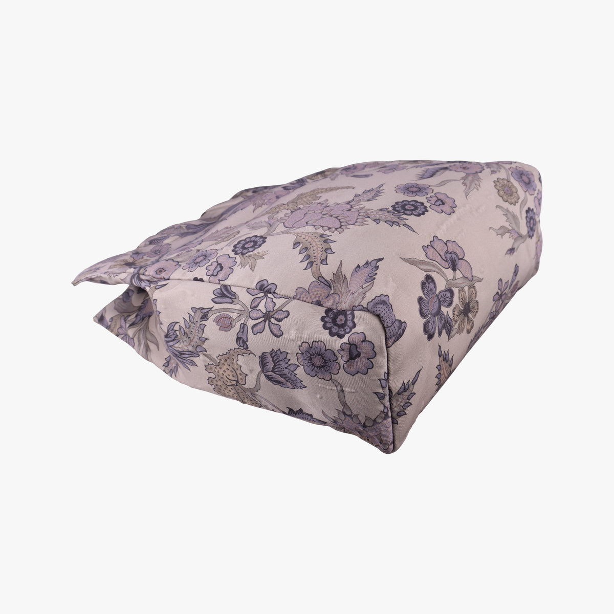 Pre-owned Gucci Floral Tote Purple canvas 341739 handbag | stylenewstar