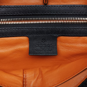 Pre-owned Gucci New Jackie Black Suede 277520 shoulderbag | stylenewstar