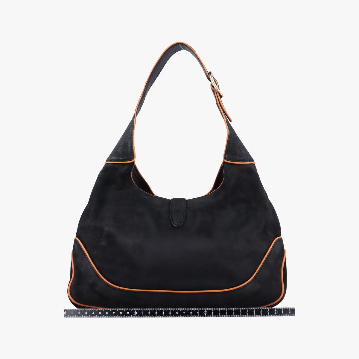 Pre-owned Gucci New Jackie Black Suede 277520 shoulderbag | stylenewstar