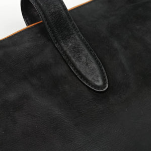 Pre-owned Gucci New Jackie Black Suede 277520 shoulderbag | stylenewstar