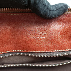 Pre-owned Chloe Edith Brown Cotton x Leather  handbag | stylenewstar