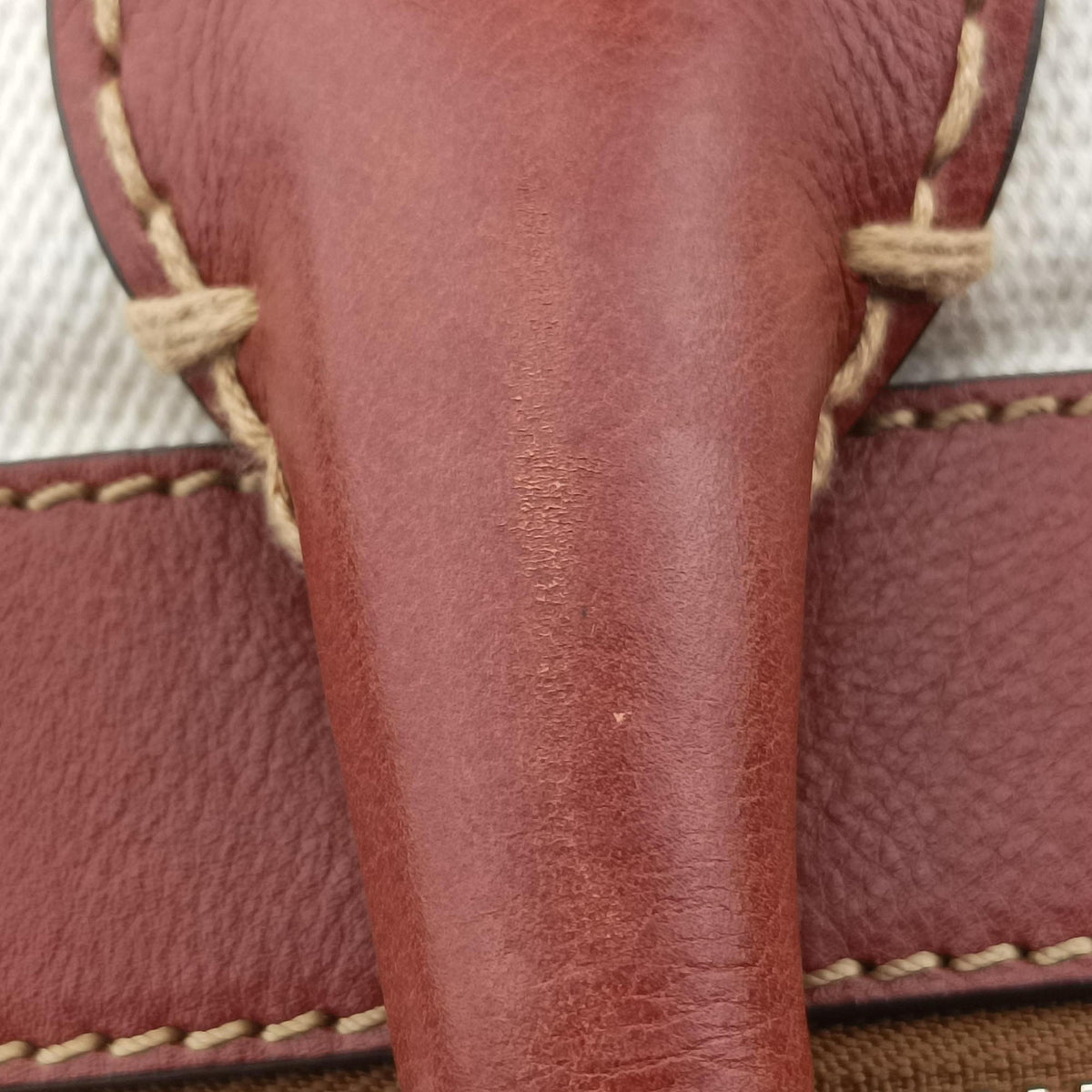 Pre-owned Chloe Edith Brown Cotton x Leather  handbag | stylenewstar