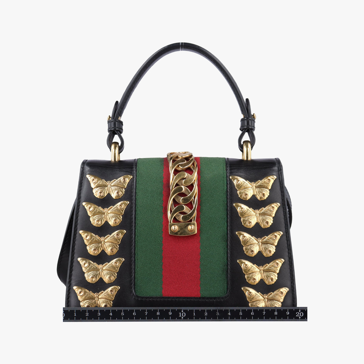 Secondhand Gucci Sylvie Black Leather 470270 shoulderbag | stylenewstar