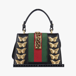Secondhand Gucci Sylvie Black Leather 470270 shoulderbag | stylenewstar
