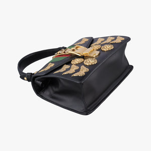 Secondhand Gucci Sylvie Black Leather 470270 shoulderbag | stylenewstar