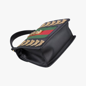 Secondhand Gucci Sylvie Black Leather 470270 shoulderbag | stylenewstar