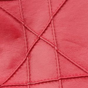Pre-owned Christian Dior Granville Red lambskin  shoulderbag | stylenewstar