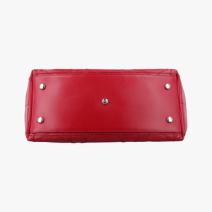 Pre-owned Christian Dior Granville Red lambskin  shoulderbag | stylenewstar