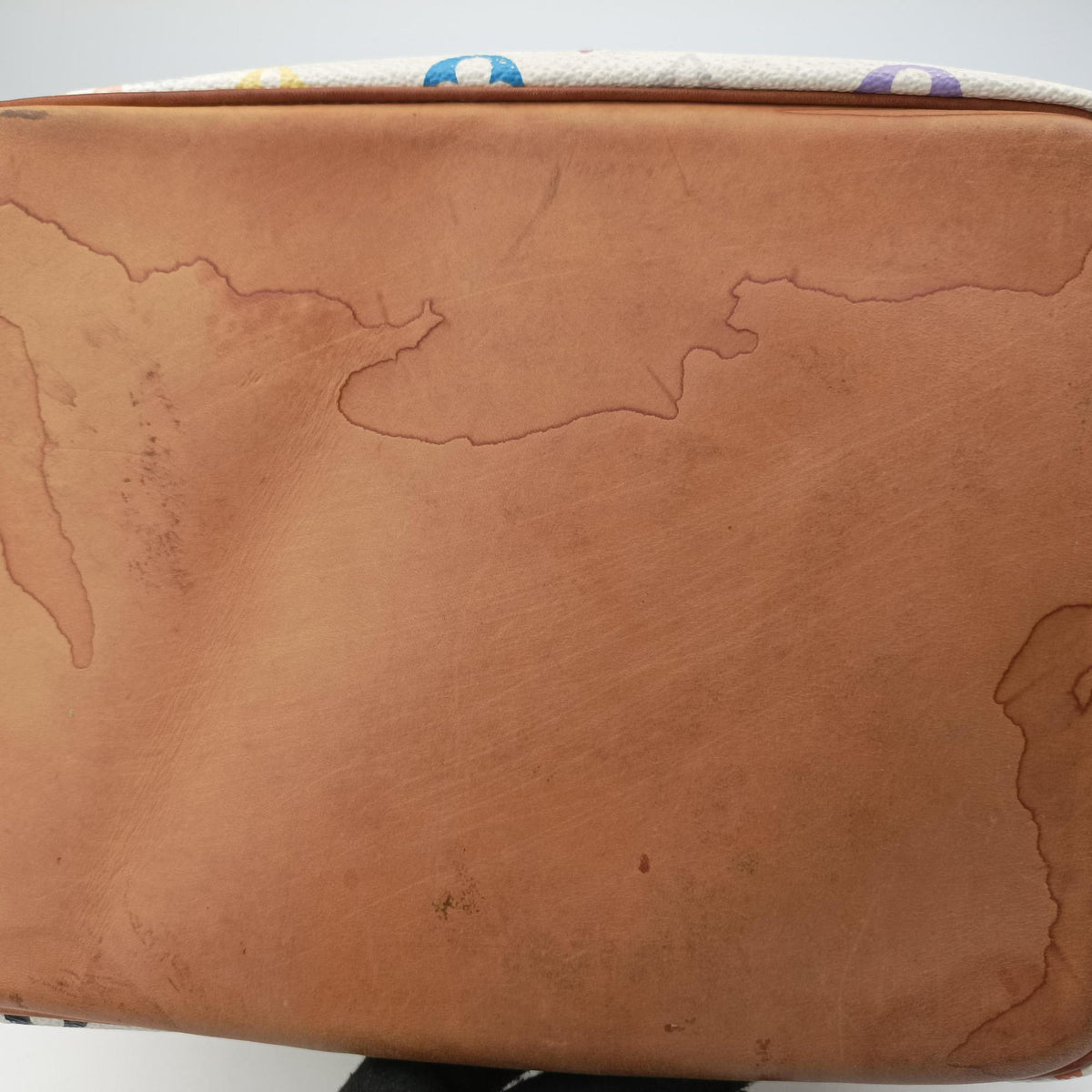 Secondhand Louis Vuitton Petit Noe white Monogram Multicolor M42229 shoulderbag | stylenewstar