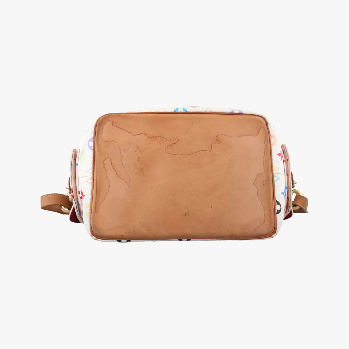 Secondhand Louis Vuitton Petit Noe white Monogram Multicolor M42229 shoulderbag | stylenewstar