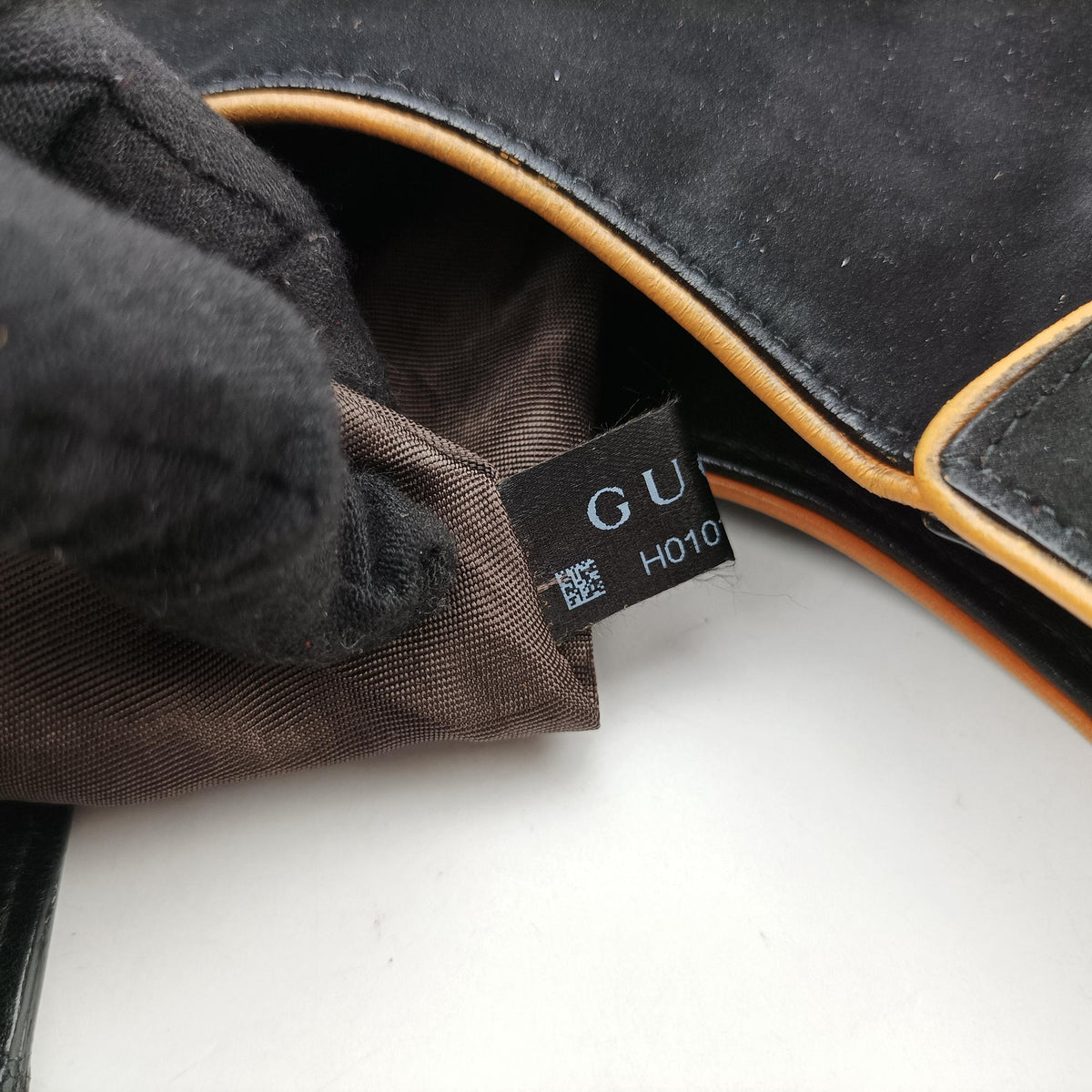 Pre-owned Gucci Jackie Flora Hobo Black Suede 277520 shoulderbag | stylenewstar