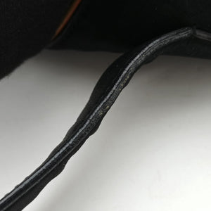 Pre-owned Gucci Jackie Flora Hobo Black Suede 277520 shoulderbag | stylenewstar