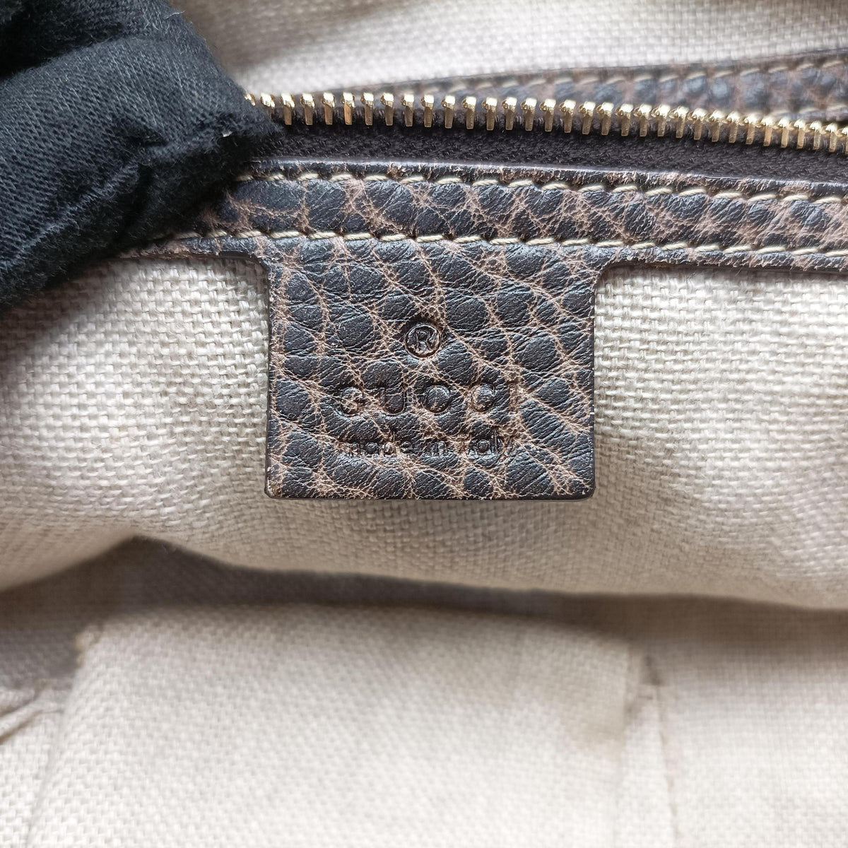 Secondhand Gucci New Jackie Beige x Brown canvas×leather 218491 shoulderbag | stylenewstar