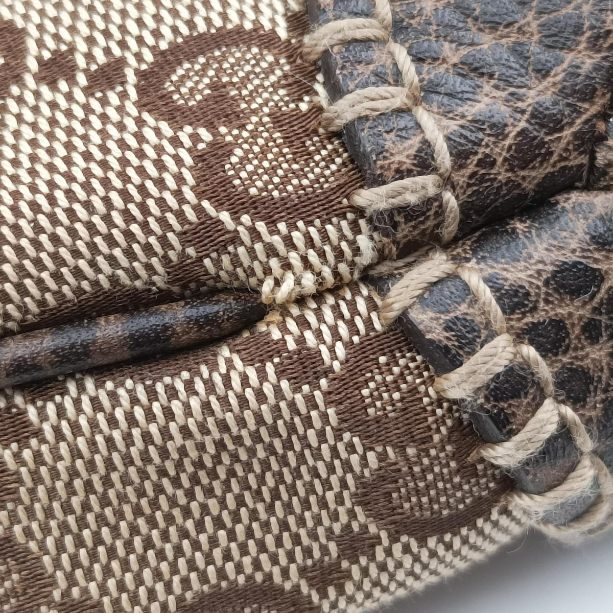 Secondhand Gucci New Jackie Beige x Brown canvas×leather 218491 shoulderbag | stylenewstar