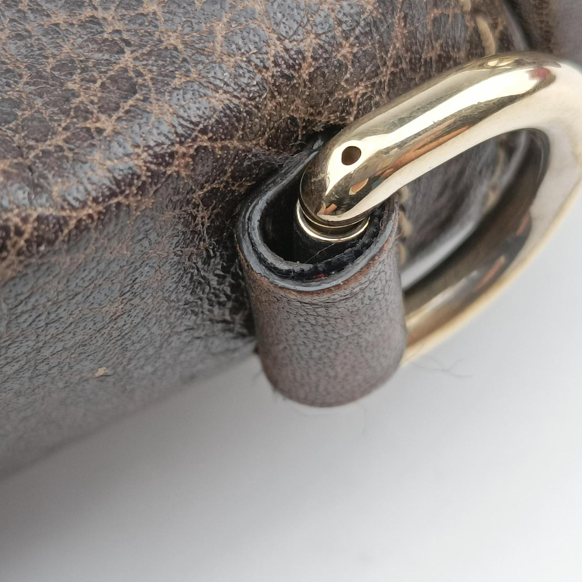 Secondhand Gucci New Jackie Beige x Brown canvas×leather 218491 shoulderbag | stylenewstar