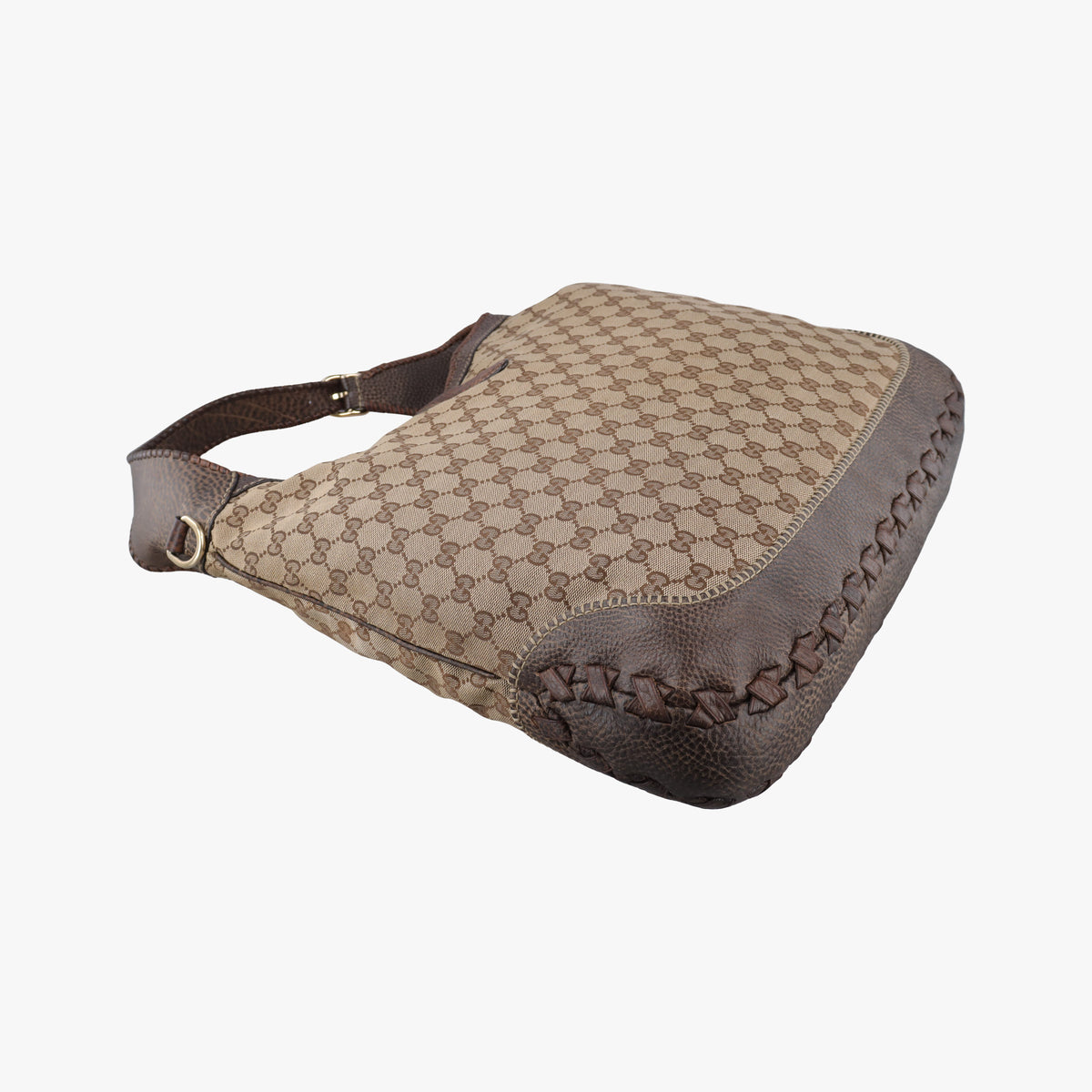 Secondhand Gucci New Jackie Beige x Brown canvas×leather 218491 shoulderbag | stylenewstar
