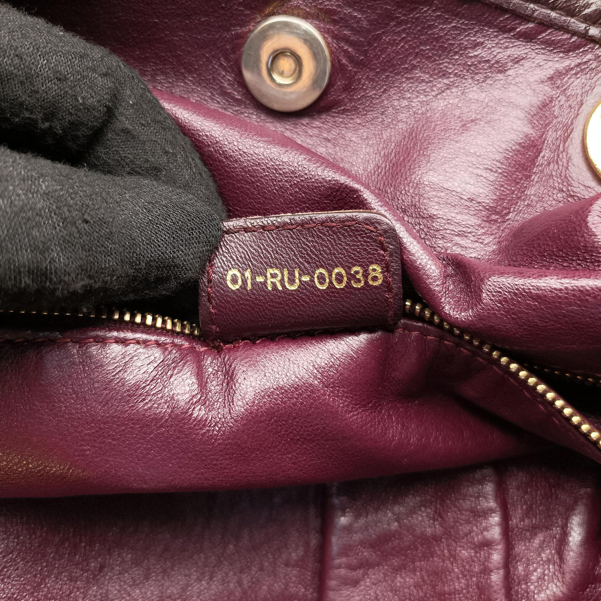 Secondhand Christian Dior Soft Lady Dior Intrecciato Tote Burgundy lambskin  handbag | stylenewstar