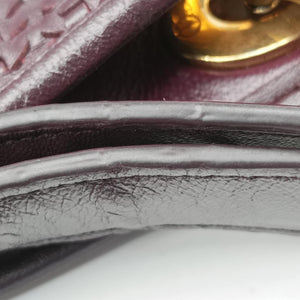 Secondhand Christian Dior Soft Lady Dior Intrecciato Tote Burgundy lambskin  handbag | stylenewstar