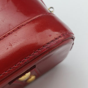 Vintage Louis Vuitton Alma BB CERISE Vernis M90174 handbag | stylenewstar