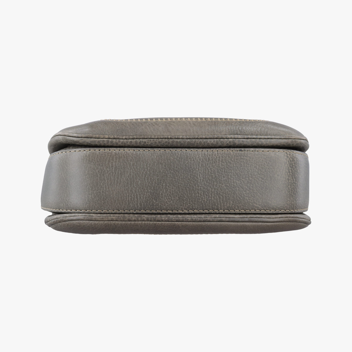 Pre-owned Gucci New Bamboo Gray leather 224964 shoulderbag | stylenewstar
