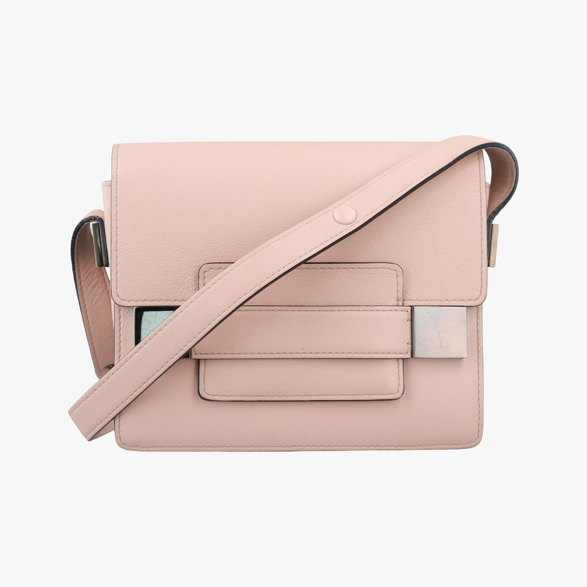 Vintage Delvaux Madame Pink Leather  shoulderbag | stylenewstar